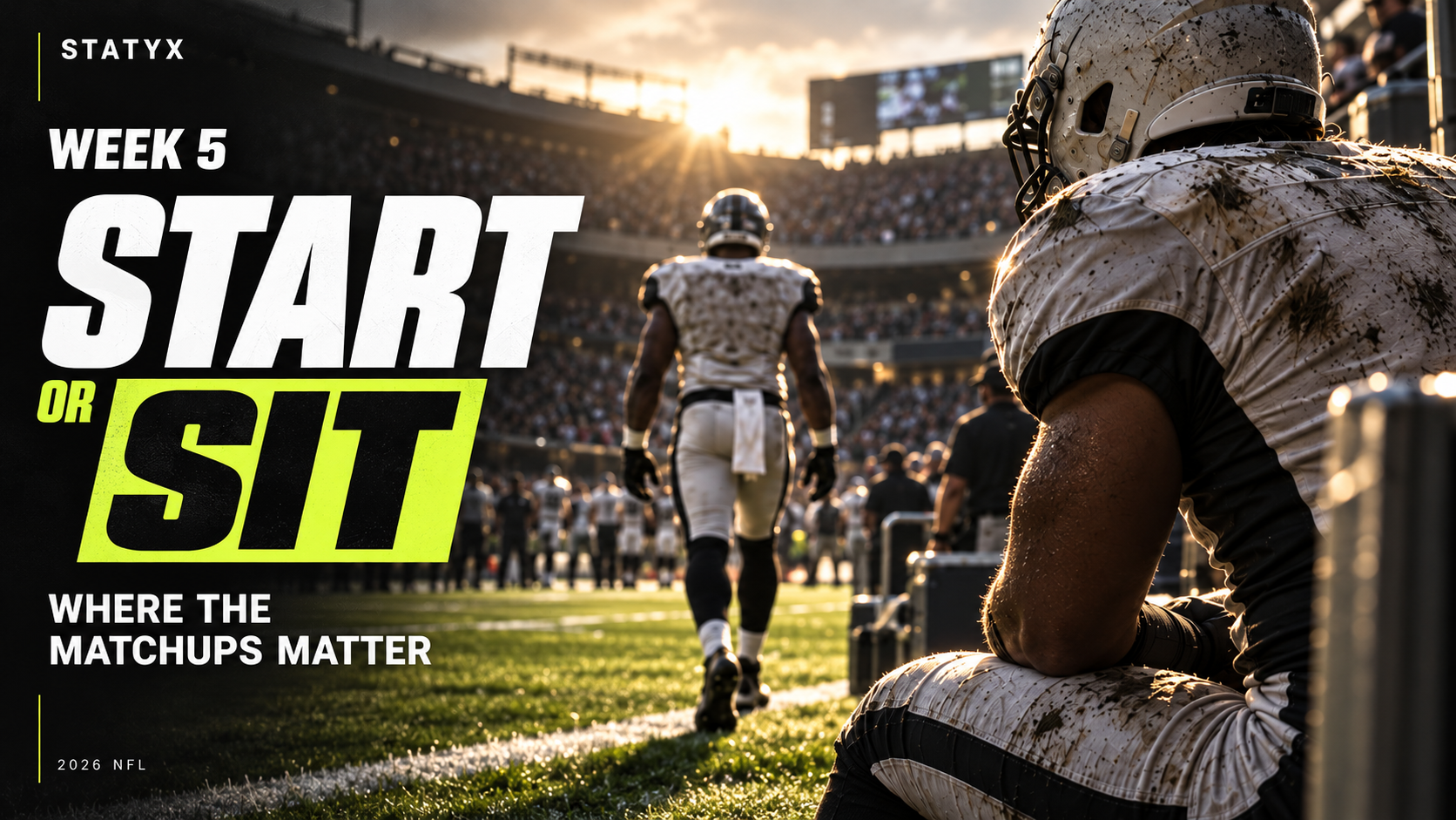 NFL Week 5 Fantasy Start/Sit 2026: Where the Matchups Matter